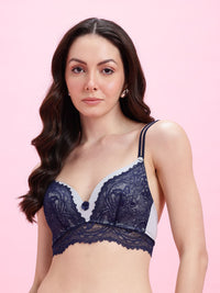 DressBerry Floral Full Coverage Lightly Padded Bralette Bra DRM-DB-MK27D