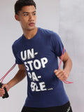 HRX by Hrithik Roshan Typography Printed Training T-shirt