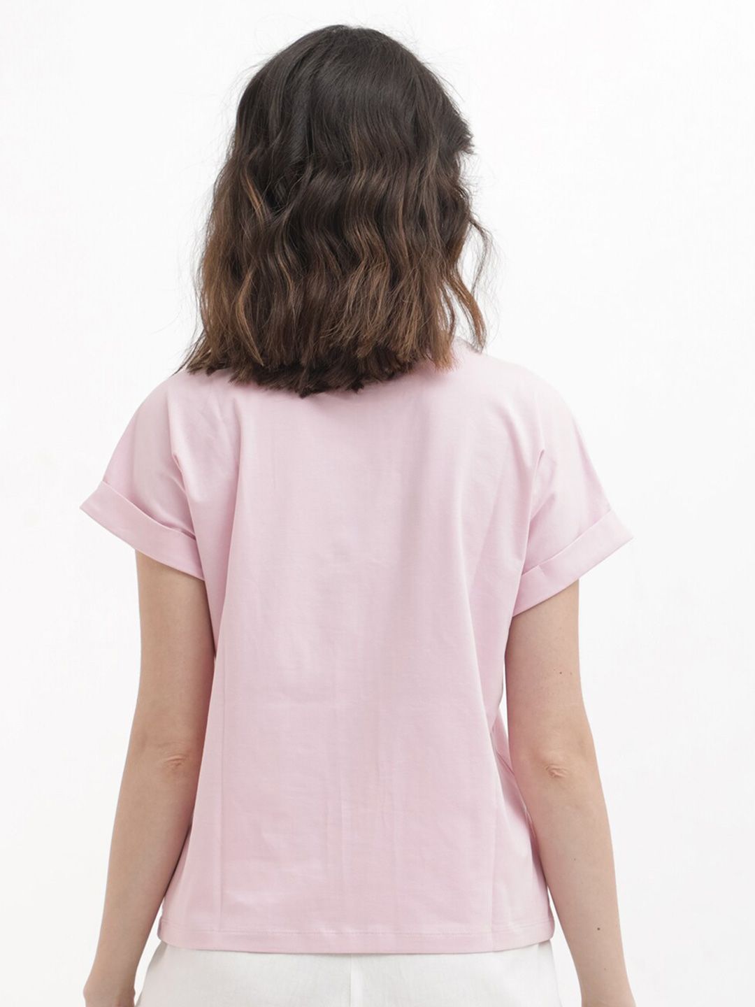 RAREISM Women Embellished Extended Sleeves T-shirt
