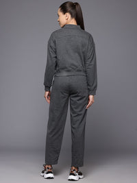 HRX by Hrithik Roshan Brand Logo Detail Lifestyle Zip-Up Tracksuit