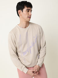 RARE RABBIT Men Flocker Printed Sweatshirt