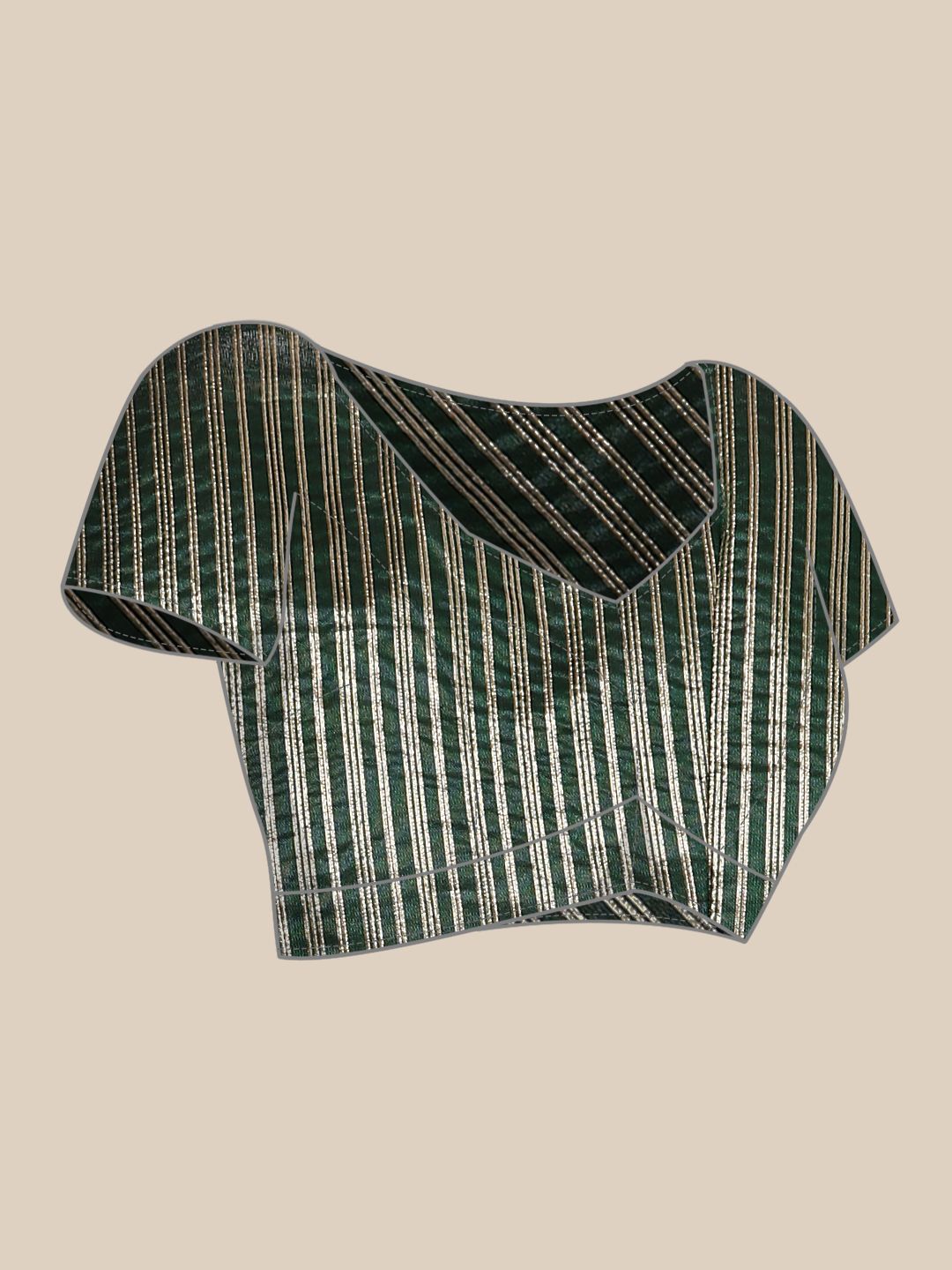 Saree mall Motif Etnik Zari Organza Banarasi Saree