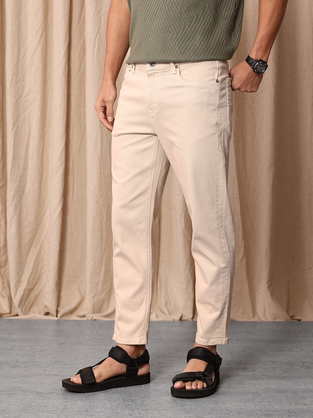 Mr Bowerbird Men Tapered Fit Stretchable Jeans