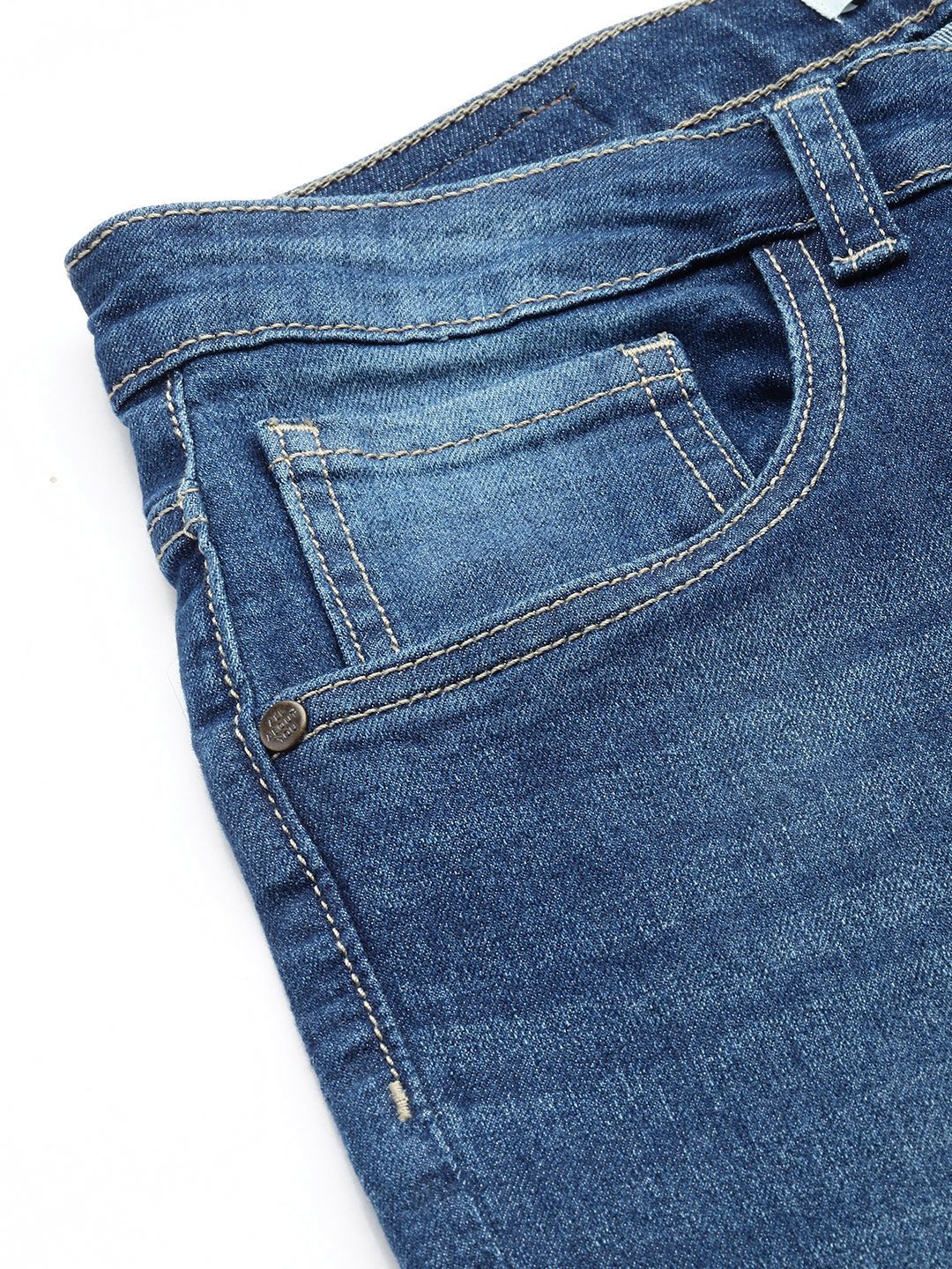 all about you Women Slim Flared Bootcut High-Rise Light Fade Stretchable Jeans