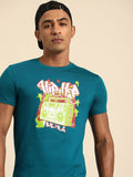 Being Human Round Neck Printed Pure Cotton T-shirt