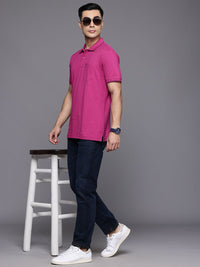 Raymond Pure Cotton Modern Fit Polo Collar T-shirt