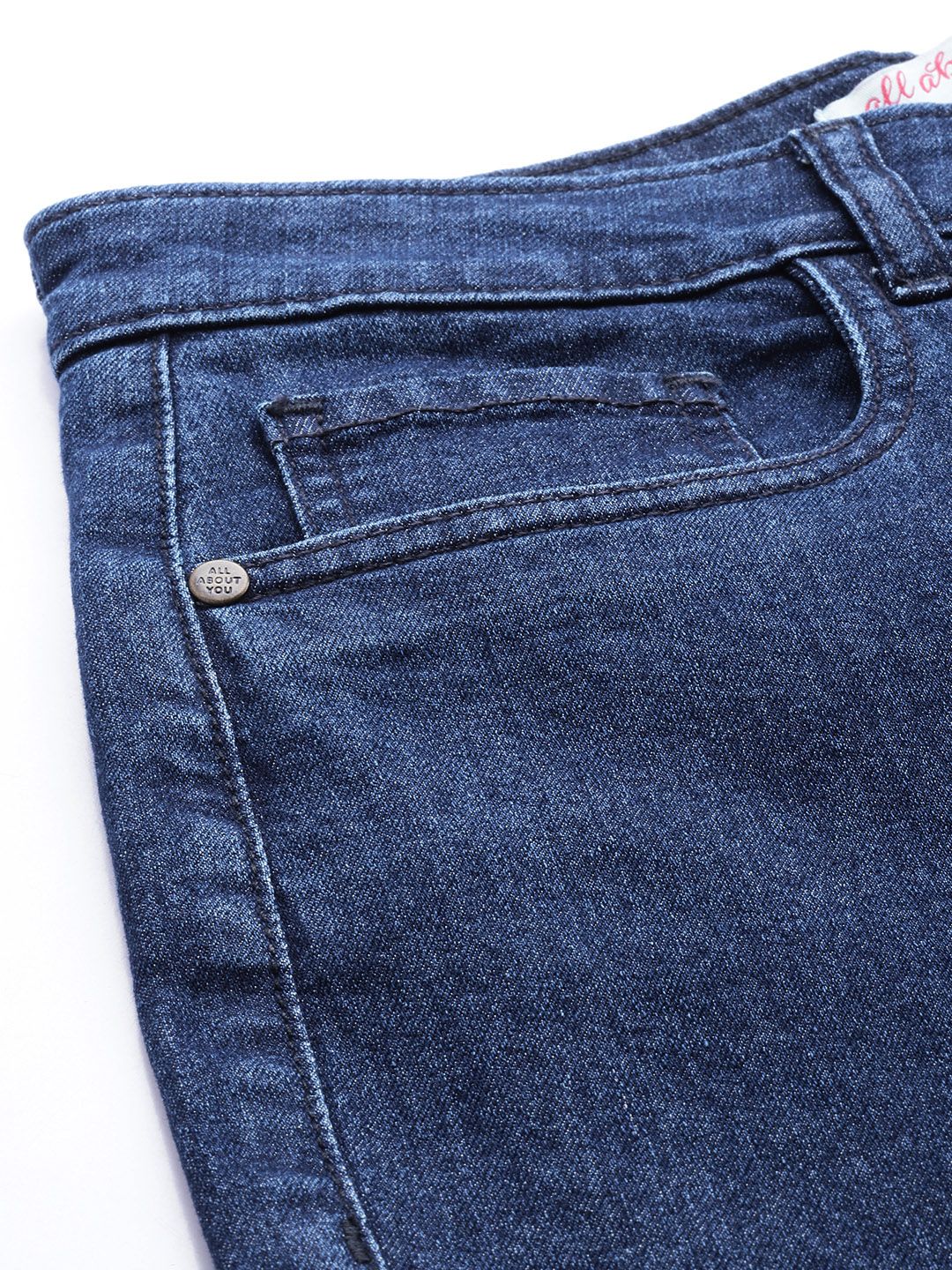 all about you Women Straight Fit Light Fade Stretchable  Cargo Jeans