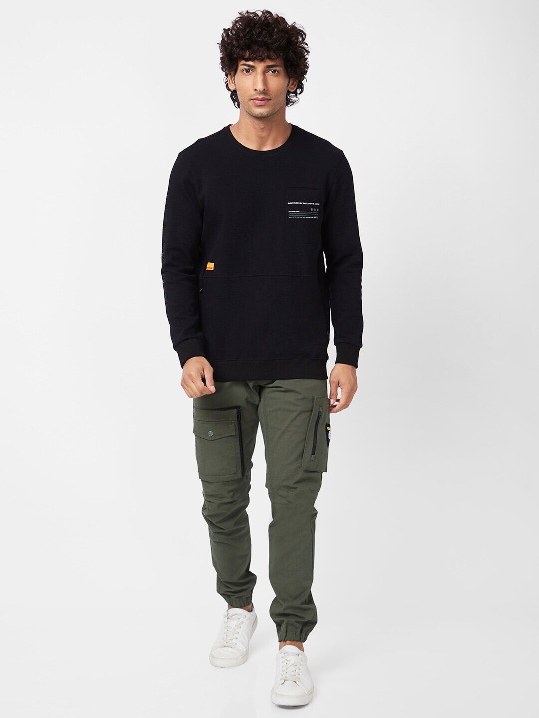 SPYKAR Round Neck Sweatshirt
