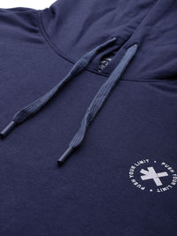 HRX by Hrithik Roshan Back Print Hooded Lifestyle Sweatshirt