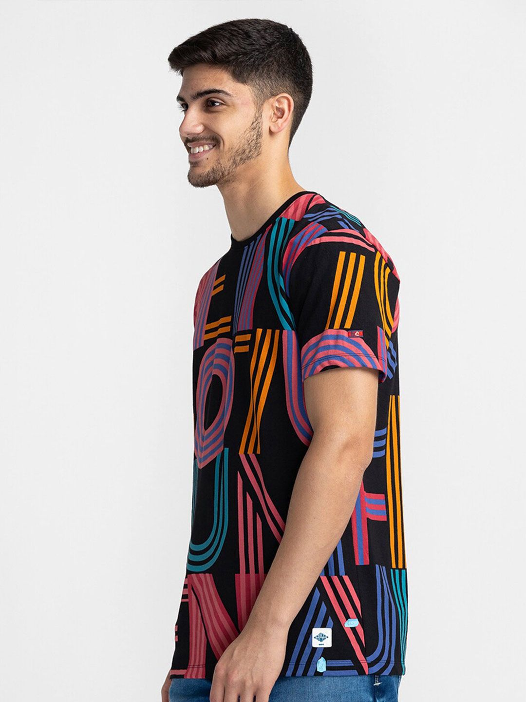 Being Human Typography Printed Round Neck T-shirt