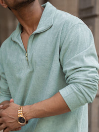 Powerlook Men Solid Polo Collar T-shirt