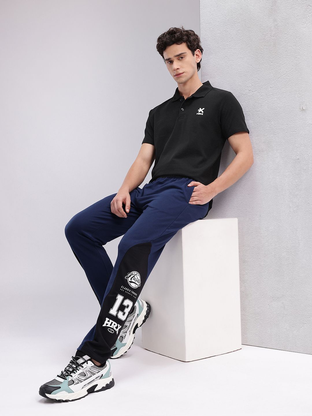 HRX by Hrithik Roshan Polo Collar Lifestyle T-shirt