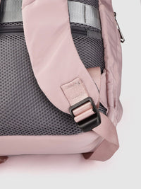 Lino Perros Women Dusty Pink Solid 13 Inch Laptop Backpack