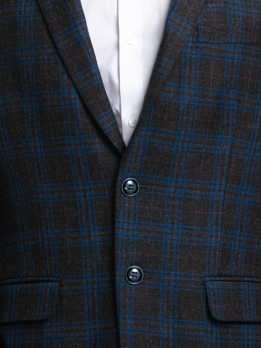 Raymond Men Checked Single Breasted Formal Blazers