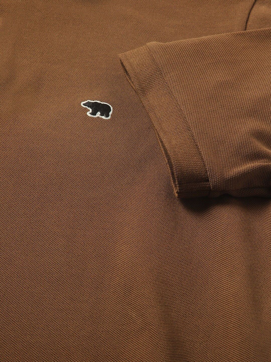 THE BEAR HOUSE Polo Collar Pure Cotton Slim Fit T-shirt