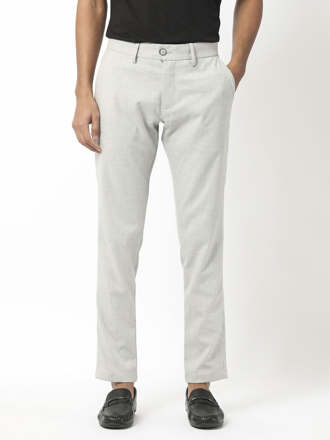 RARE RABBIT Men Regular Fit Mid-Rise Casual Trousers