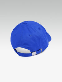 HRX by Hrithik Roshan Unisex Blue Brand Logo Embroidered Cotton Baseball Cap