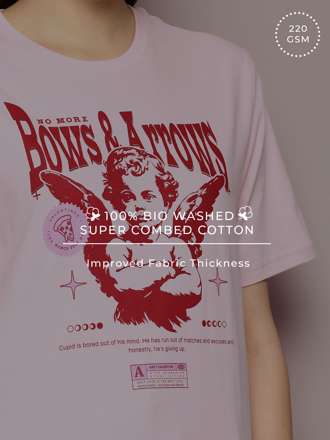 Dillinger Womens Short Sleeve Oversized Printed Tshirt