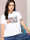 DILLINGER Typography Printed Pure Cotton Boxy T-shirt
