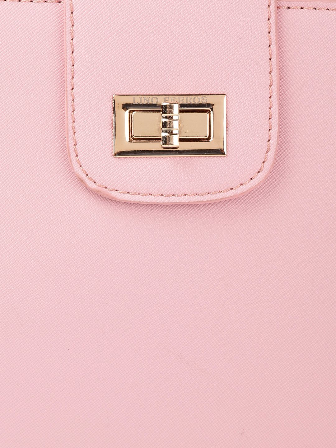 Lino Perros Women Pink Solid Sling Bag