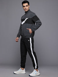 HRX by Hrithik Roshan Rapid Dry Mock Collar Running Tracksuit