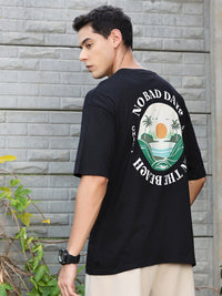 Thomas Scott Typography Printed Cotton T-Shirt