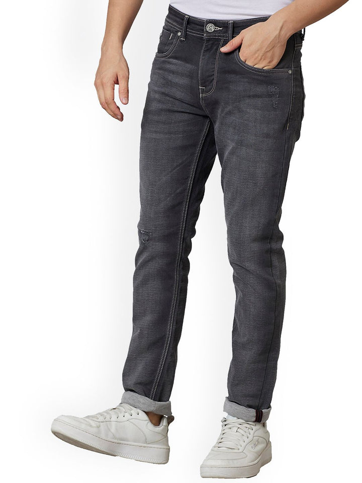 Being Human Men Slim Fit Clean Look Light Fade Jeans