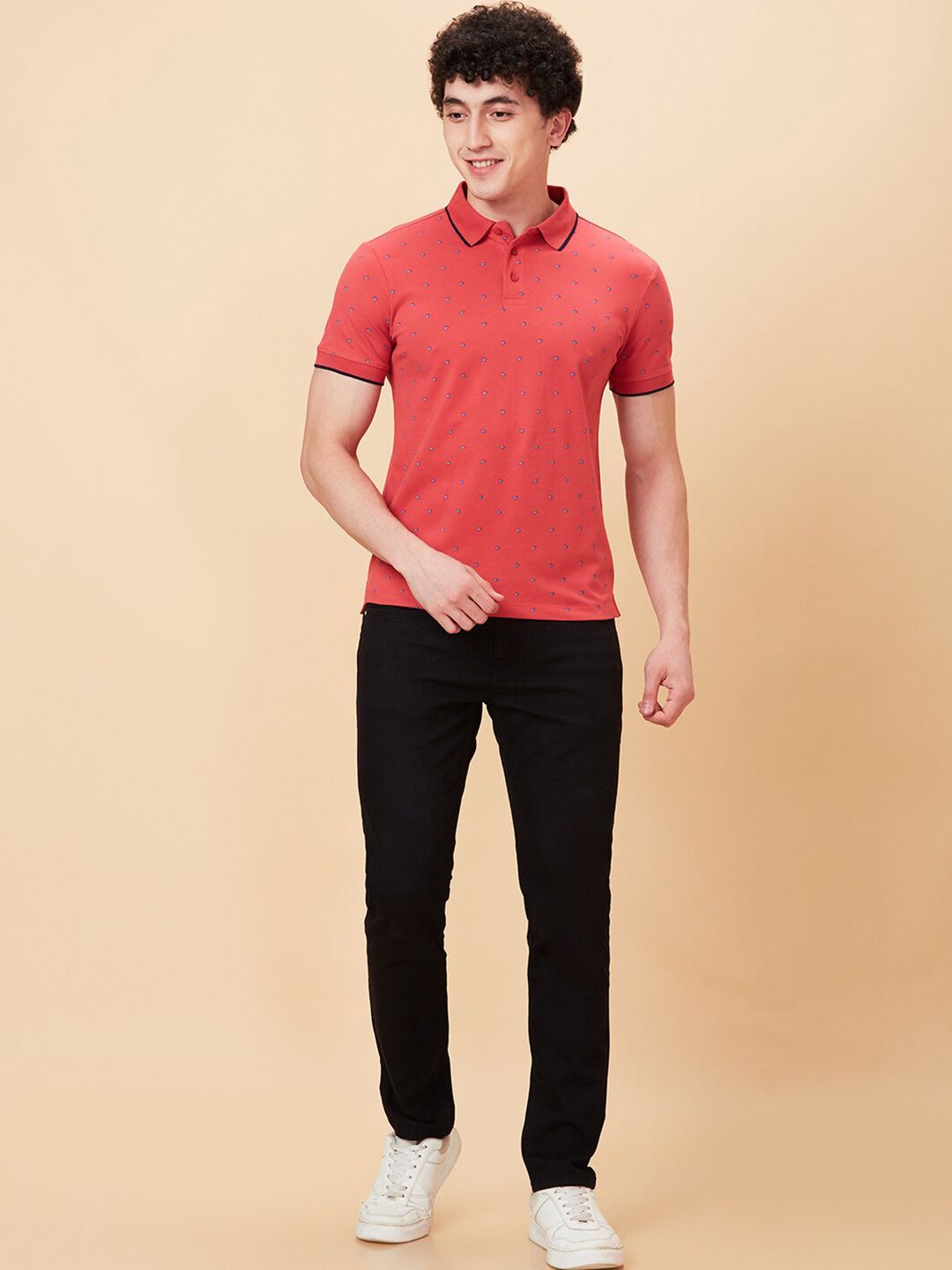 Being Human Polo Collar Short Sleeves T-shirt