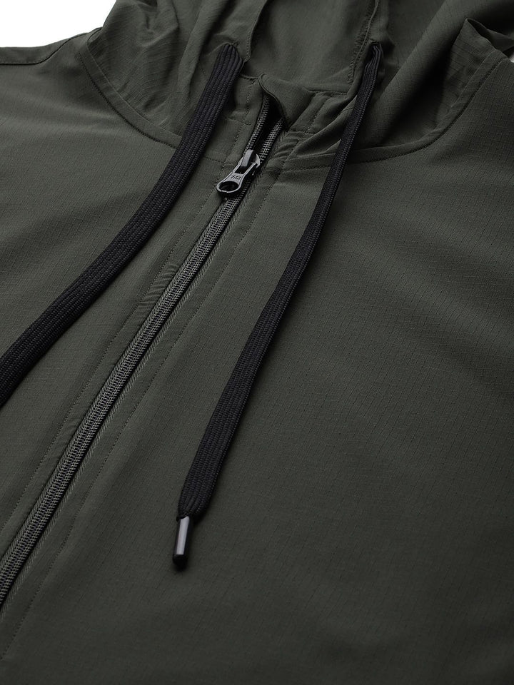 HRX by Hrithik Roshan Men Rapid-Dry Hooded Running Tracksuit