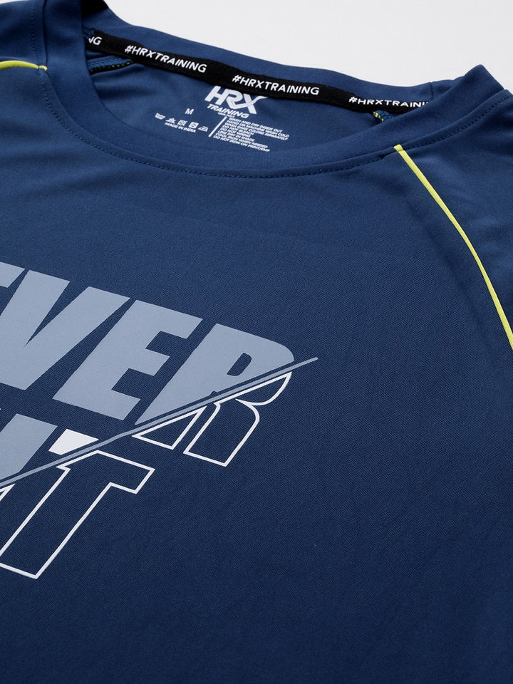 HRX by Hrithik Roshan Printed Rapid-Dry Training T-shirt