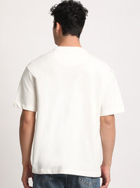 THE BEAR HOUSE Men Graphic Print Loose Fit Cotton T-Shirt