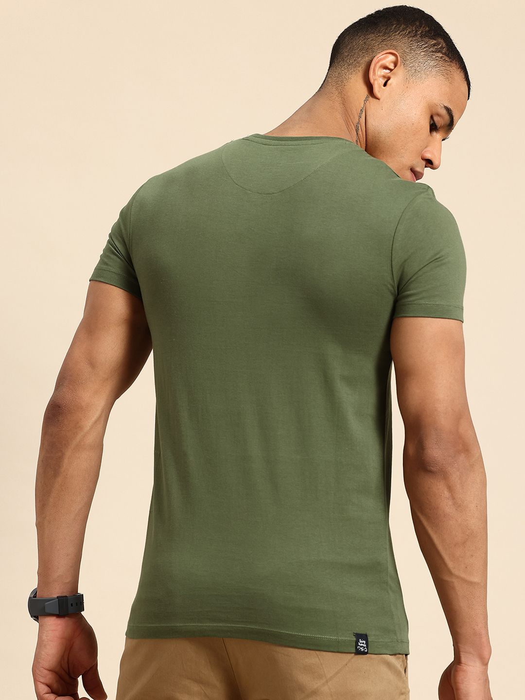 Being Human Typography Printed Pure Cotton T-shirt