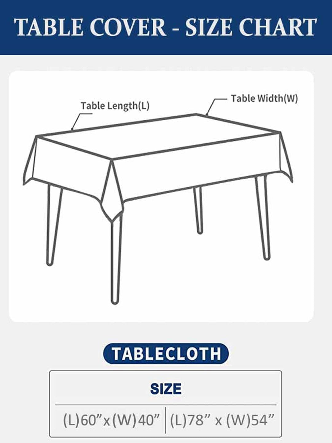 STITCHNEST Blue & White Printed Cotton Table Cover