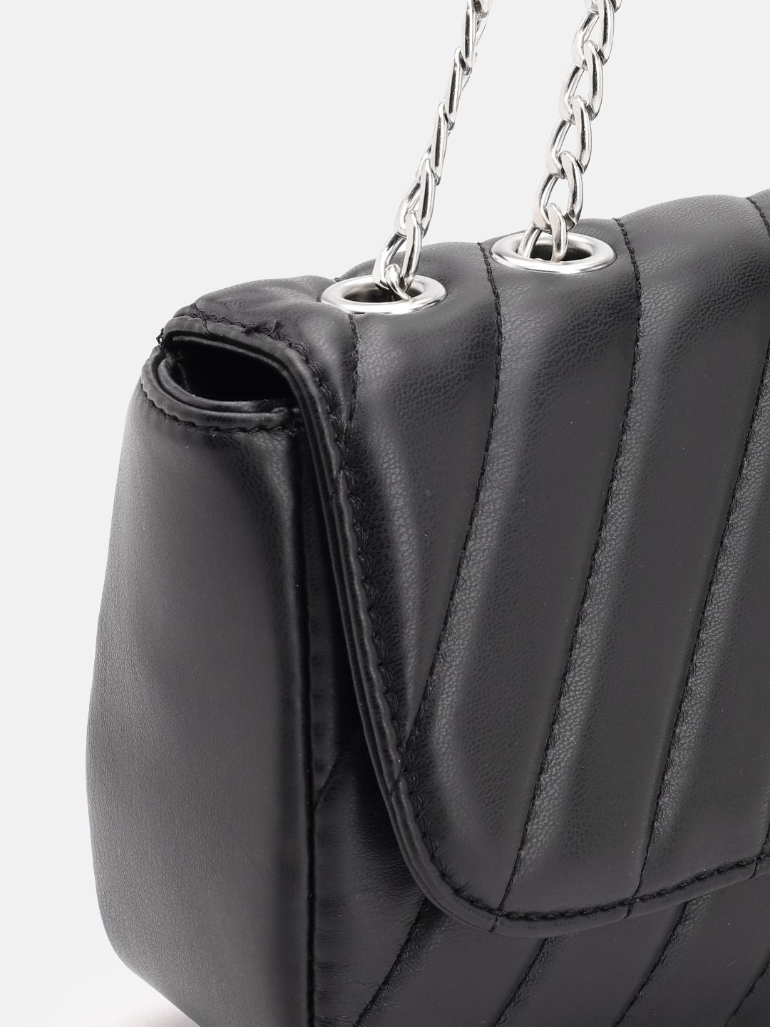 Lino Perros Quilted Structured Sling Bag