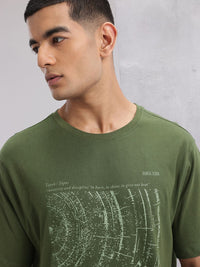 HRX by Hrithik Roshan Printed Pure Cotton Yoga T-shirt