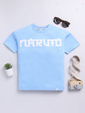 Happy Faces Boys Naruto Print Pure Cotton T-shirt