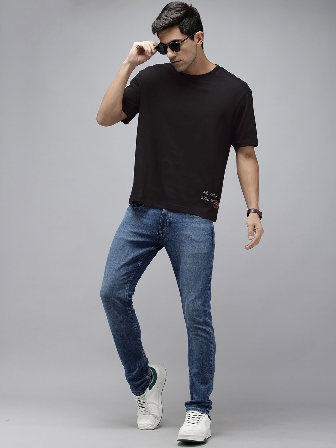 SPYKAR Graphic Printed T-shirt