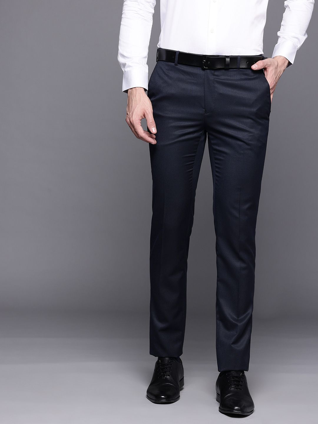 Raymond Men Slim Fit Formal Trousers