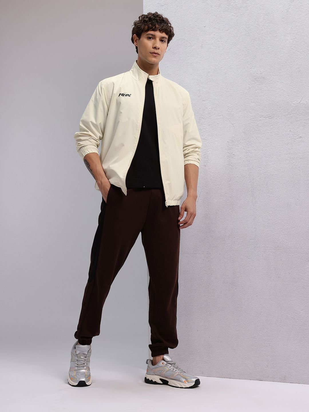 HRX by Hrithik Roshan Brand Logo Detail Rapid-Dry Lifestyle Sporty Jacket