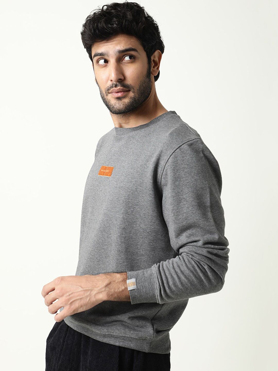 RARE RABBIT Men Velveto Sweatshirt