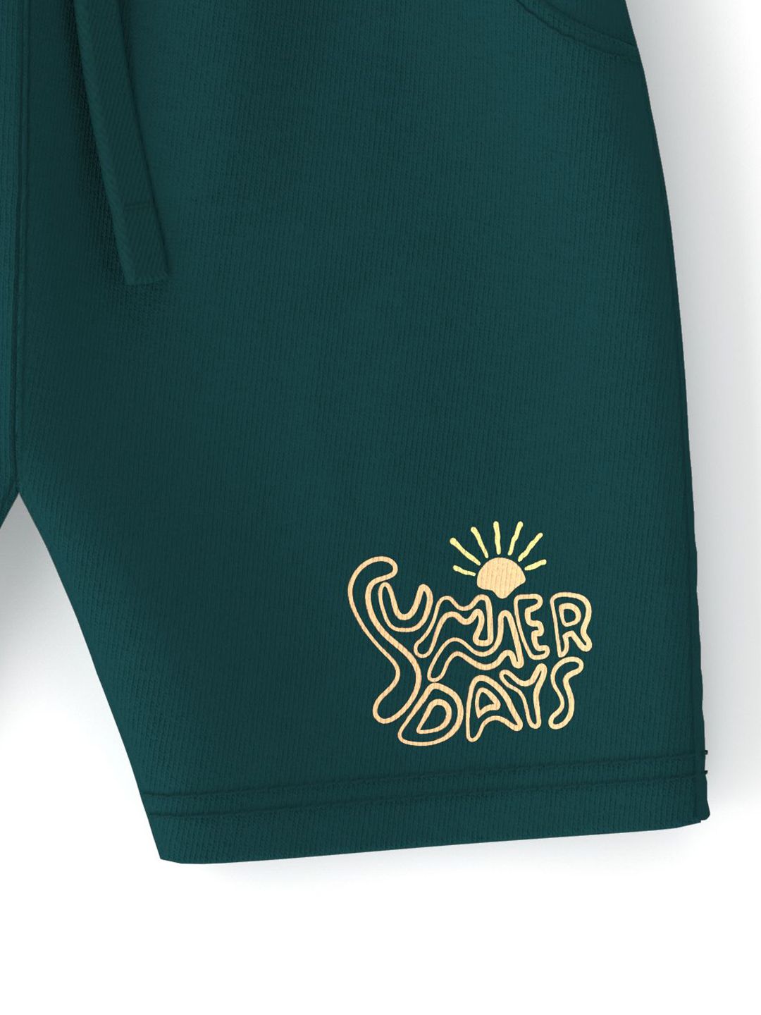 Nauti Nati Boys Graphic Printed Mid-Rise Shorts