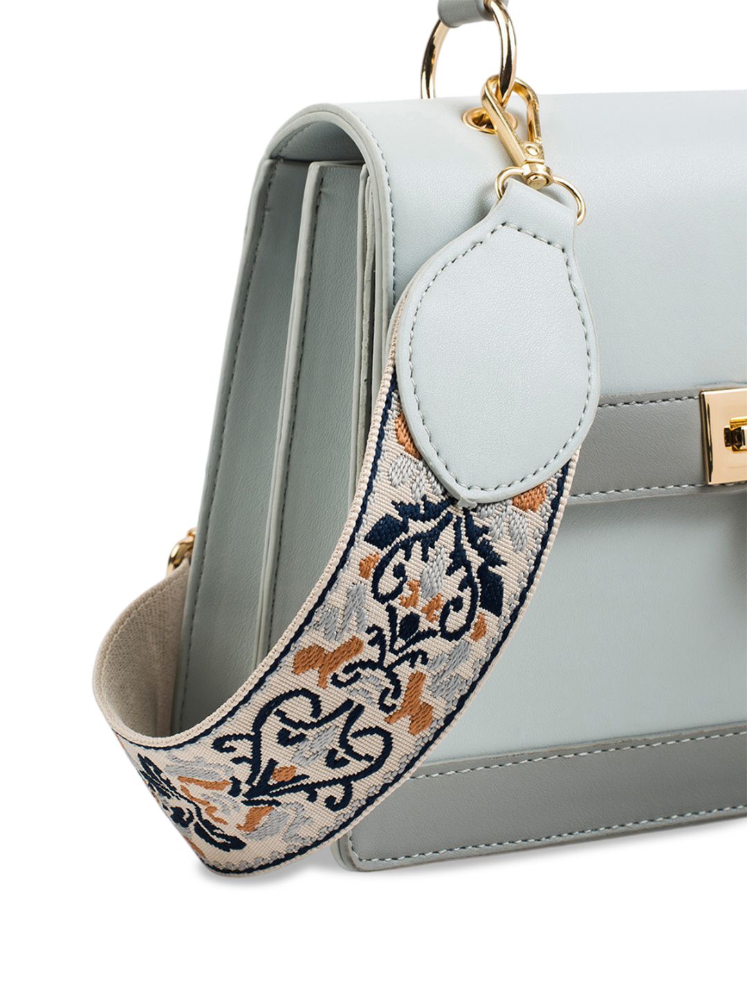 Lino Perros Solid Satchel Bag