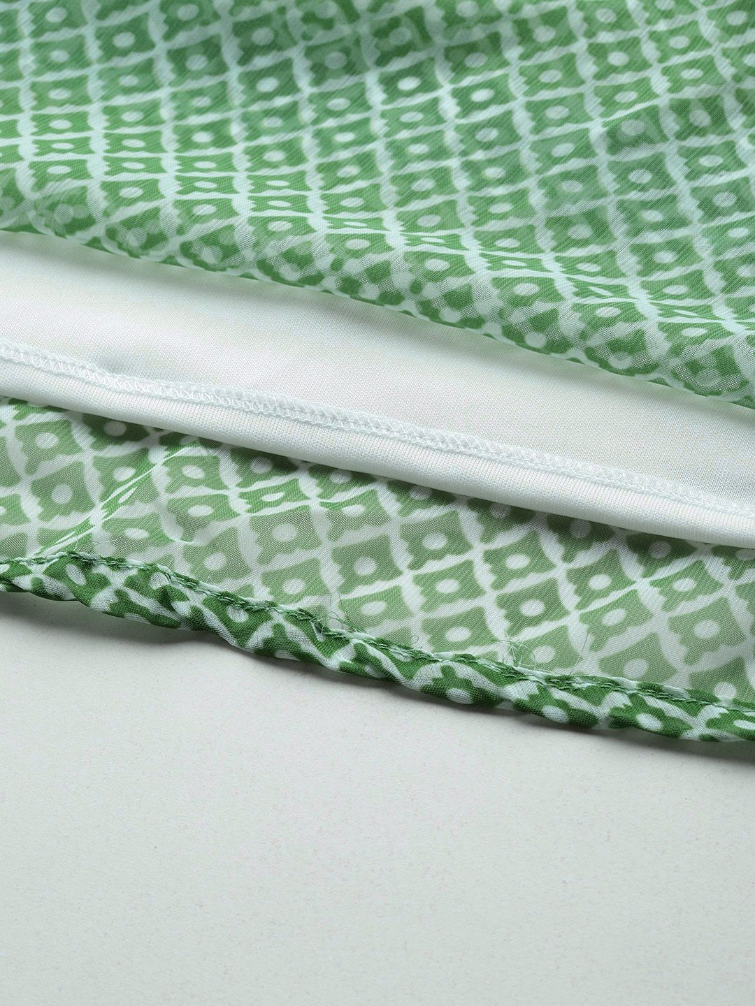 all about you Printed Semi-Sheer Fit & Flare Dress