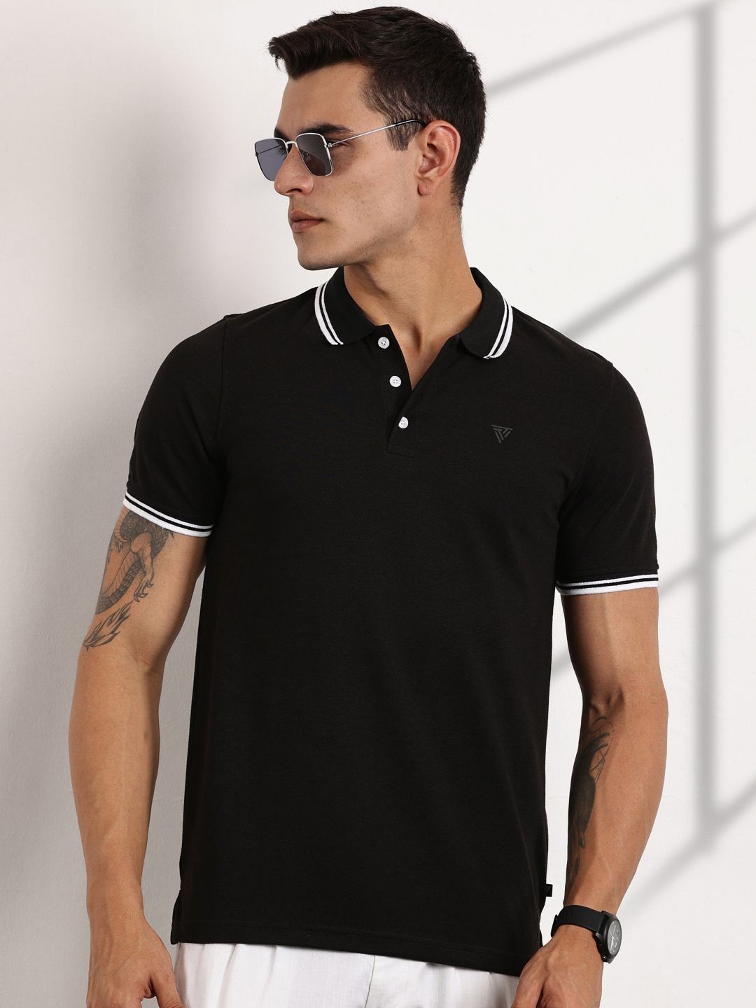 Thomas Scott Men Polo Collar T-shirt