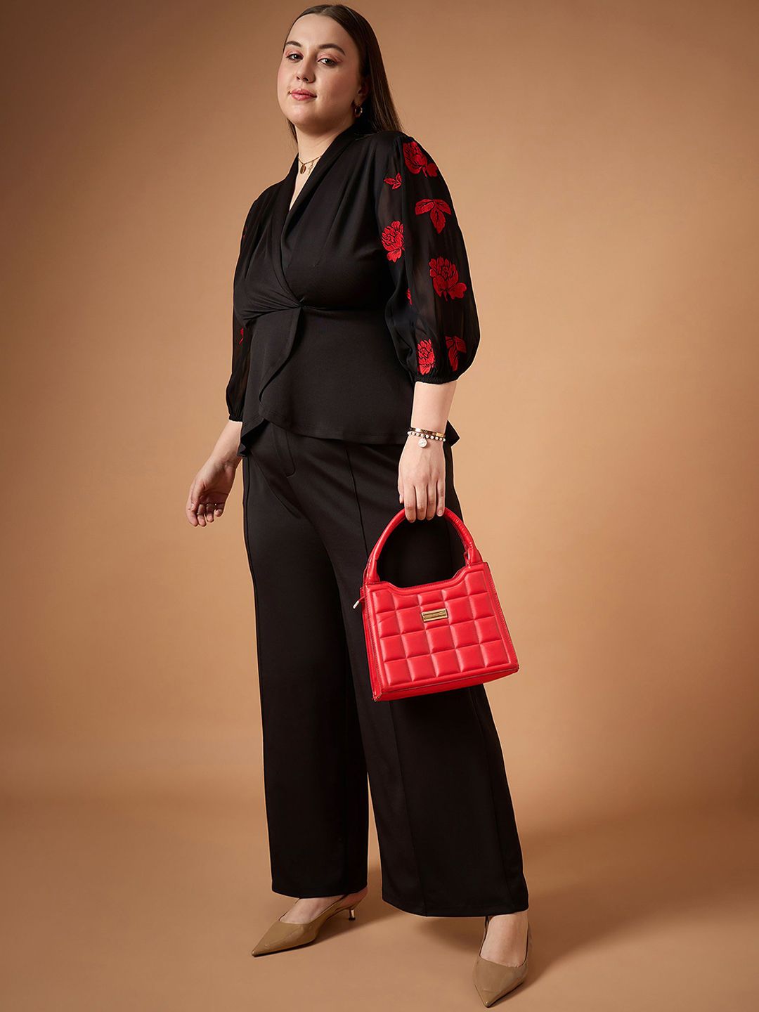 SASSAFRAS Embroidered Top With Trouser Co-Ords