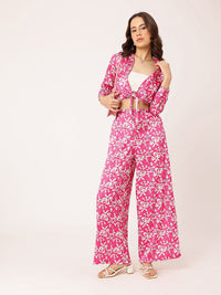 DressBerry Floral Garden Party Tie-Up Hem Shirt