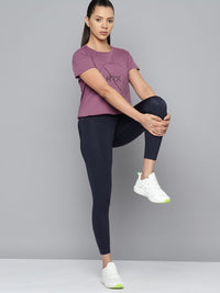 HRX by Hrithik Roshan Brand Logo Printed Rapid-Dry Training T-shirt