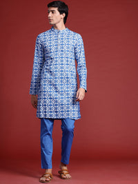 Anouk Printed Regular Pure Cotton Kurta with Trousers