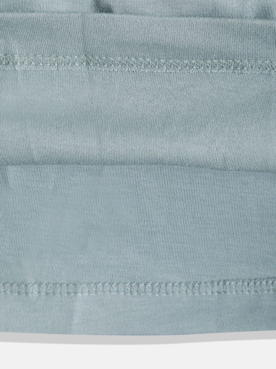 Moms Love Infant Boys Pure Cotton Printed Dungarees with Solid T-shirt