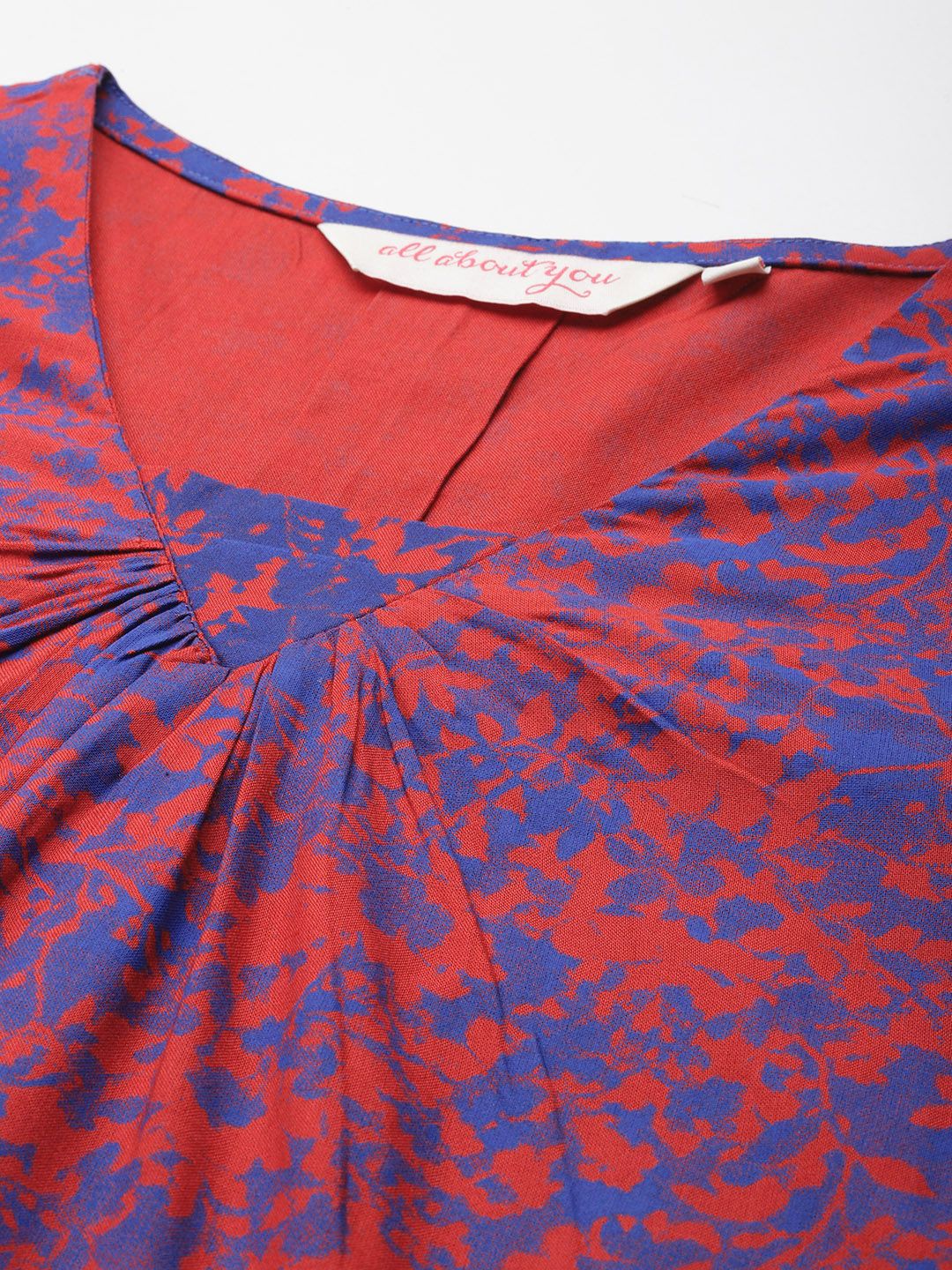 all about you Printed Pleated Straight Kurta